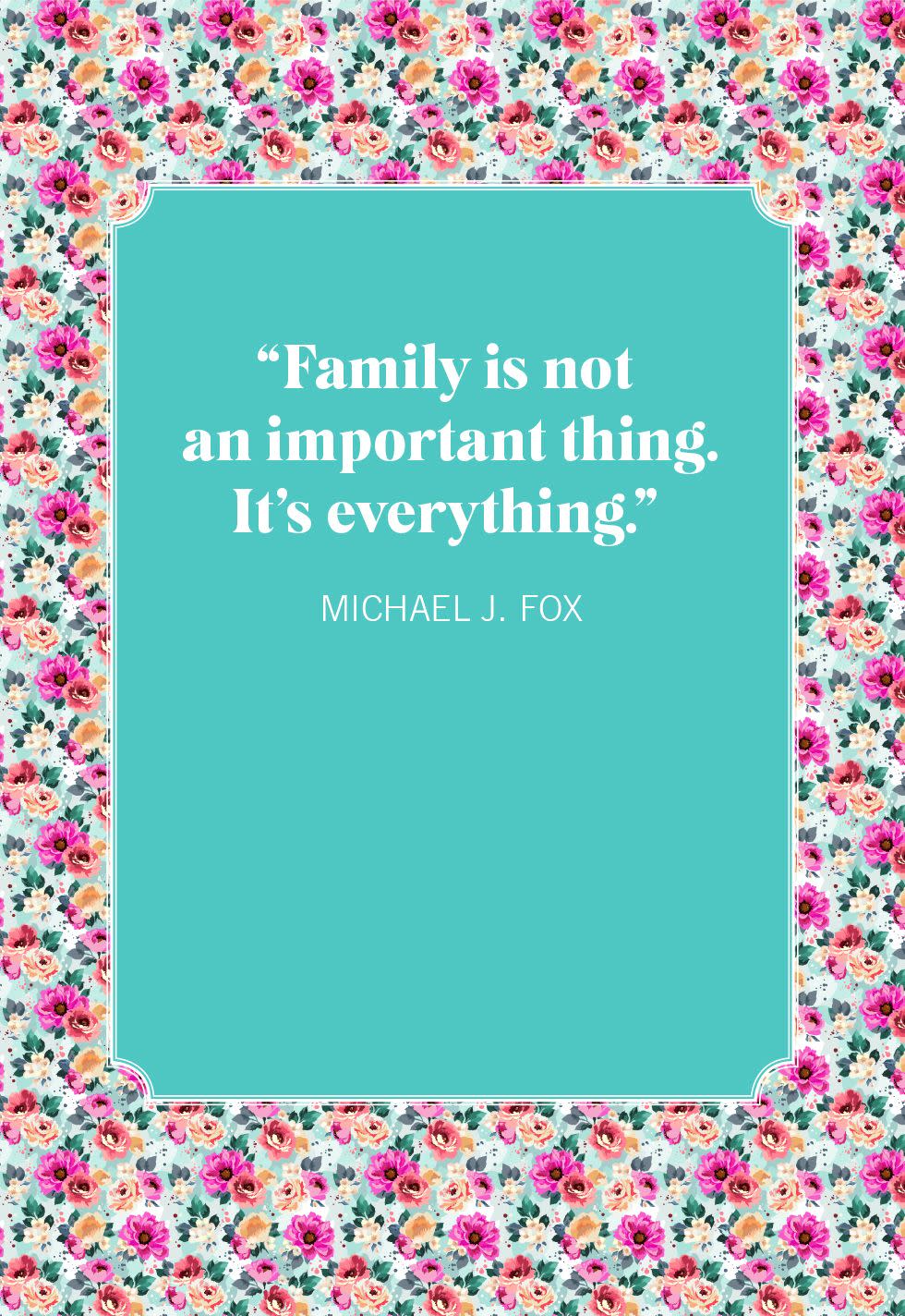 michael j fox family quotes