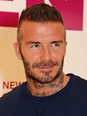 David M. Benett/Dave Benett/Getty David Beckham attends the NEWGEN LFWM June 2018 Breakfast during London Fashion Week Men's June 2018 on June 11, 2018, in London, England.