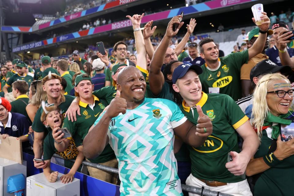 Bongi Mbonambi starts and captains the Boks against Romania in Bordeaux this weekend (Getty Images)