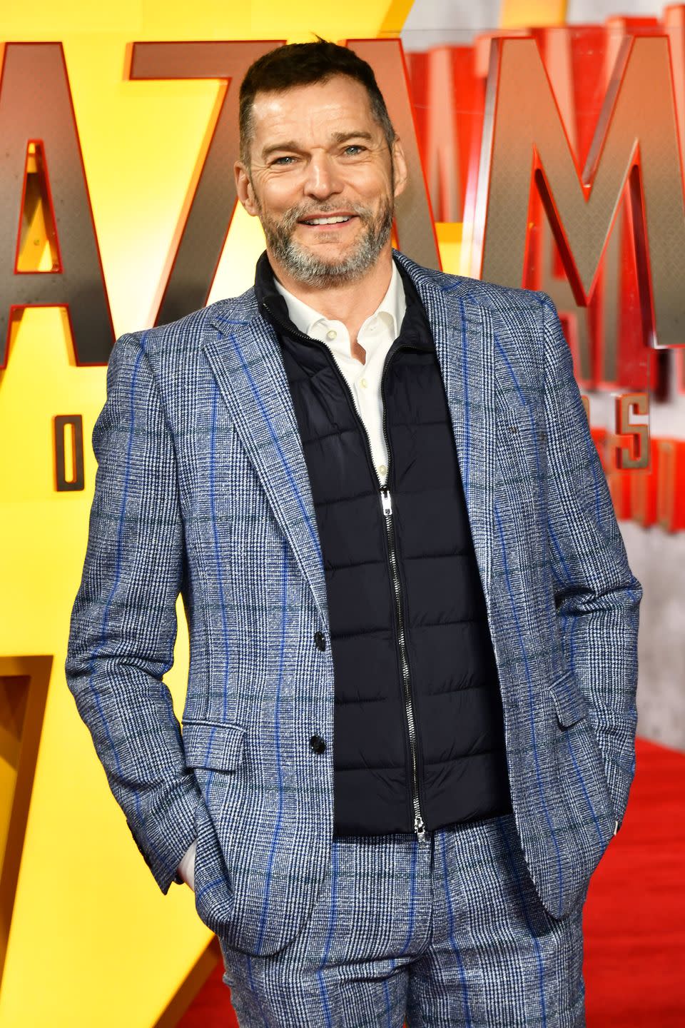 london, england march 07 fred sirieix attends the uk special screening of shazam fury of the gods at cineworld leicester square on march 7, 2023 in london, england photo by jed cullendave benettwireimage