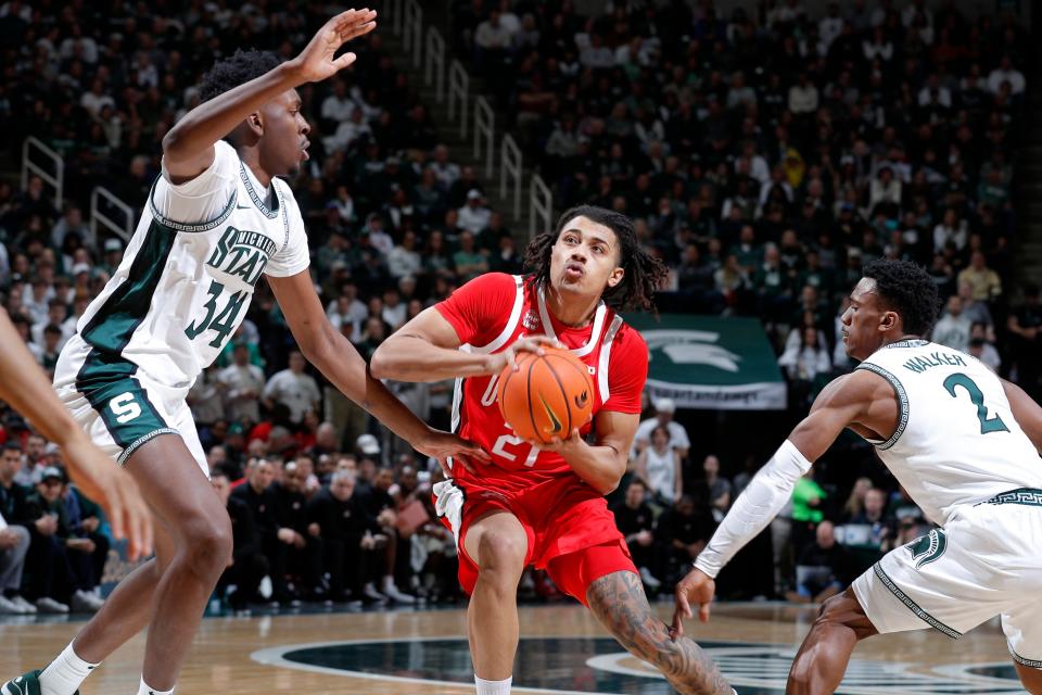 Ohio State forward Devin Royal finished with 14 points on 6-of-8 shooting at Michigan State on Sunday.