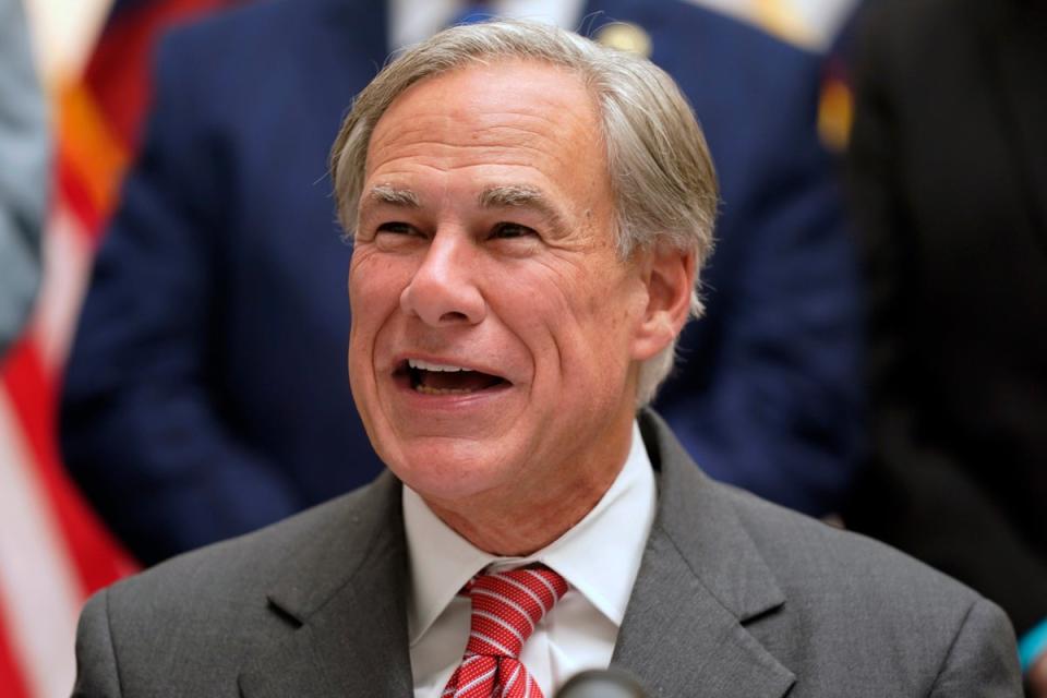 Greg Abbott (Copyright 2021 The Associated Press. All rights reserved.)