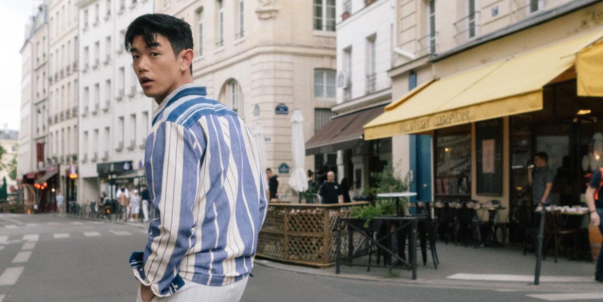 eric nam at paris fashion week