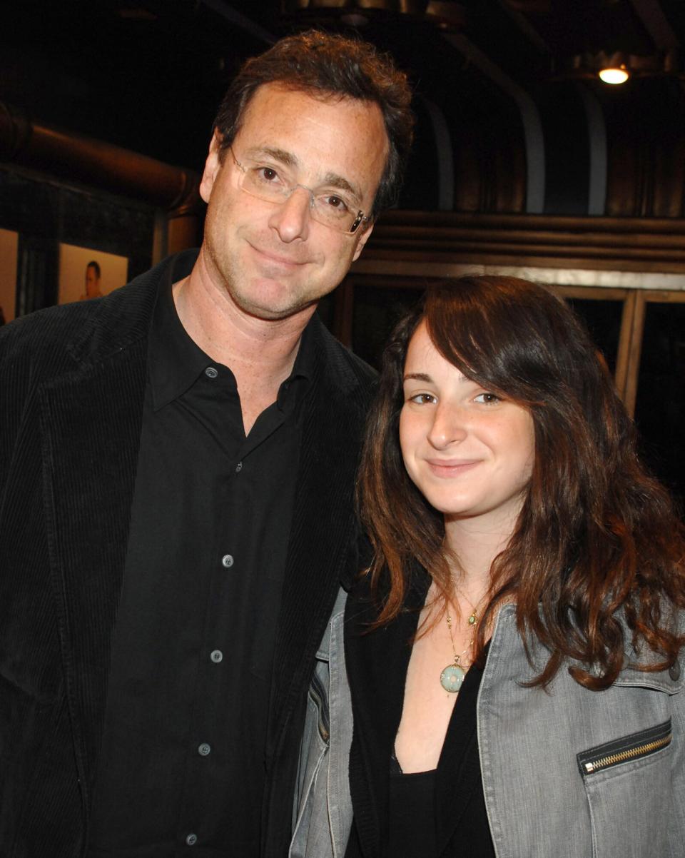 Bob Saget and daughter Lara during "Kickin' It Old Skool" Los Angeles Premiere - After Party at Music Box in Los Angeles, California, United States