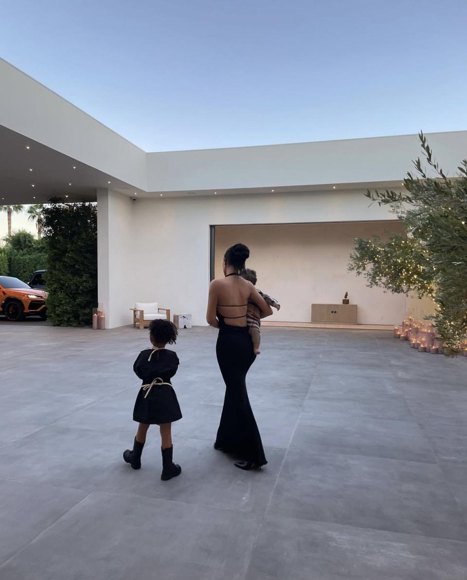 Kylie Jenner with her kids