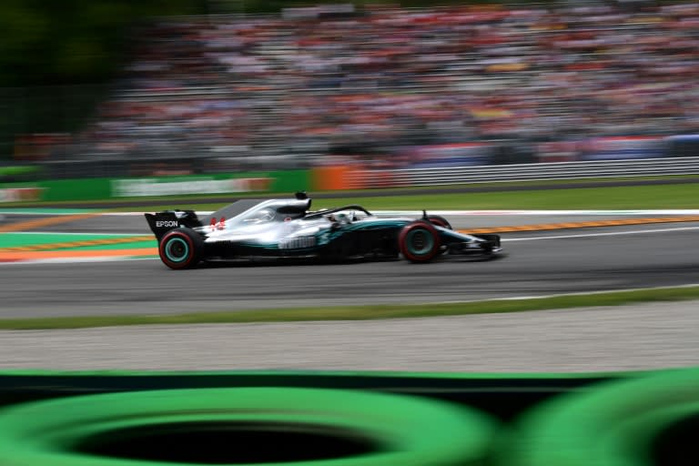 Lewis Hamilton and Mercedes were fast, but not as fast as Ferrari in qualifying at Monza