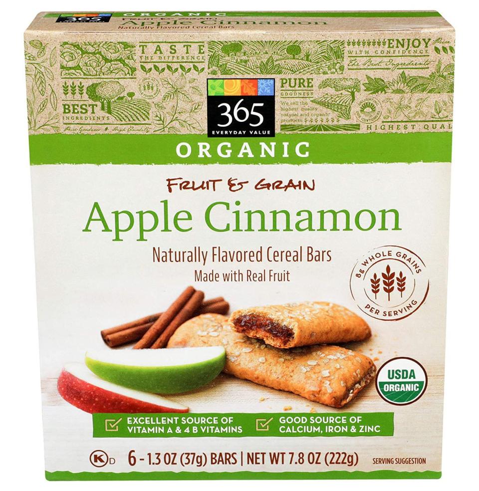 365 by WFM Cereal Bar: Apple Cinnamon Flavor
