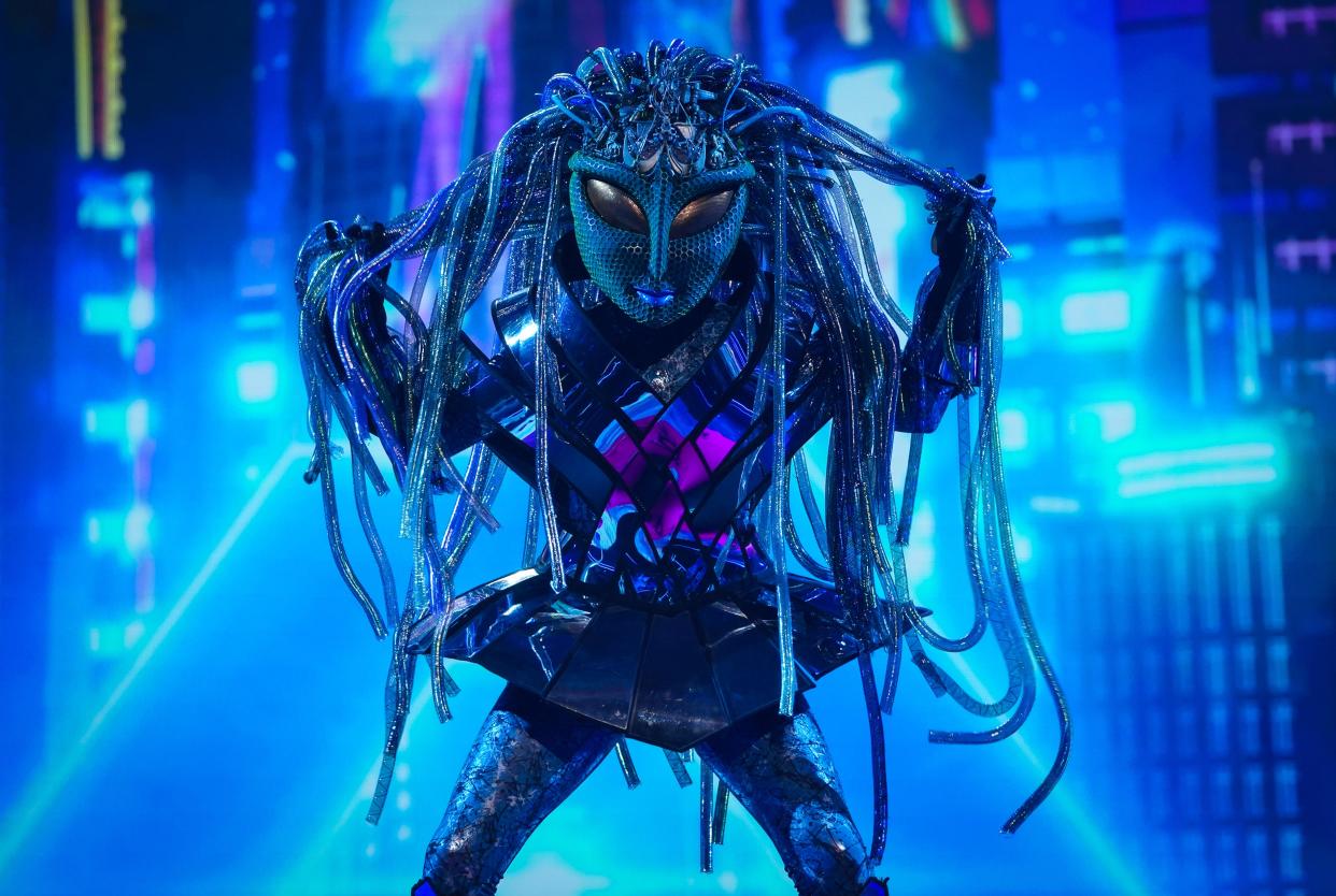 The Masked Singer character Alien was un-masked on the show (ITV)