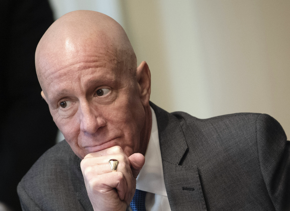 Arne Sorenson, president and chief executive officer of Marriott International Inc., at the White House on Tuesday, March 17, 2020. (Photo: Kevin Dietsch/UPI/Bloomberg via Getty Images) 