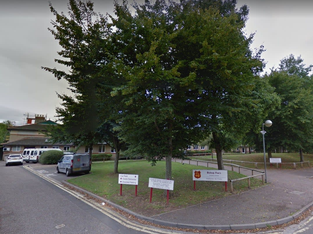 Bishop Fox's school in Taunton, where two year groups have been told to self-isolate after separate coronavirus cases (Google Maps)