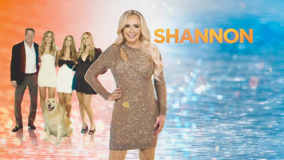 Shannon Beador's intro card for The Real Housewives of Orange County season 17