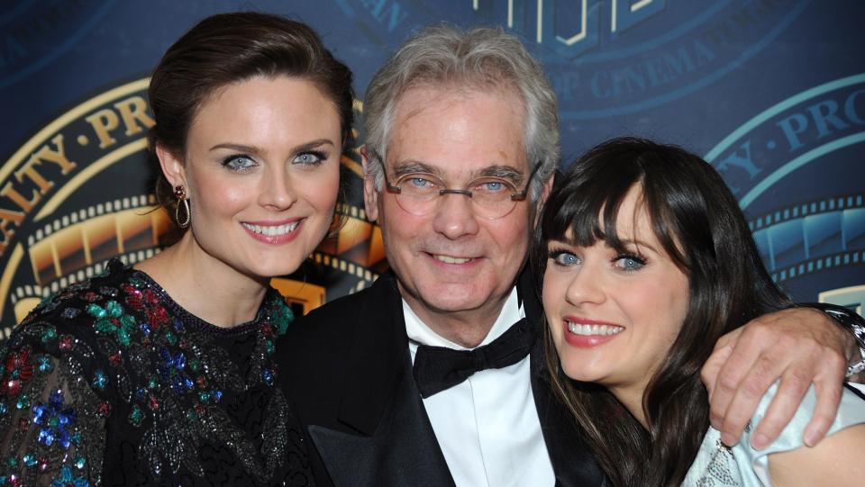 Caleb Deschanel, Emily Deschanel and Zooey Deschanel, 2010