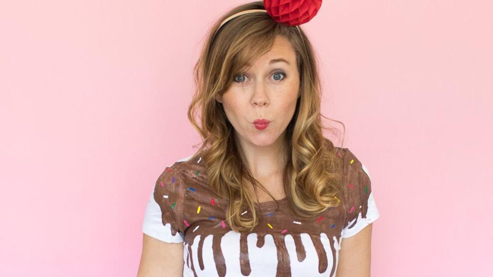 diy ice cream sundae teen halloween costumes