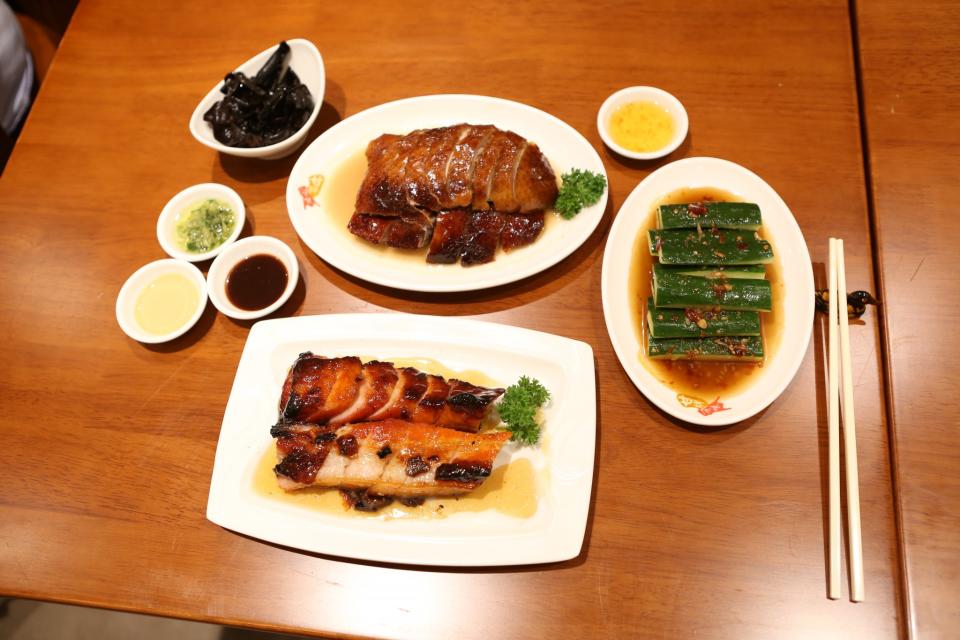 'Toro' char siu is made with premium pork belly, which is barbecued using the Kam family's secret marinade.