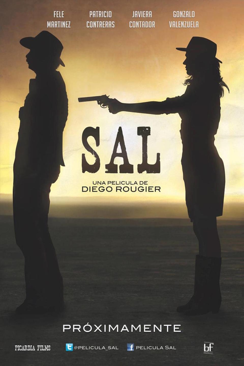 Según la sinopsis que ofrece el Festival, el largometraje de ficción “Sal” (Chile-Argentina, 2012) trata de un cineasta que, empeñado en hacer un western, se va al norte de Chile, lo confunden con otra persona y la película termina siendo la historia de un autor convertido en su propio personaje. Se exhibirá el sábado 10 de febrero a las 4:00 p.m. en la Sala 14 del Silverspot Cinema.