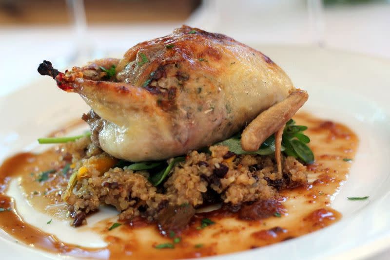 Stuffed Quail