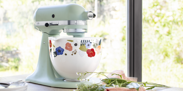 KitchenAid's Floral Mixer Bowls Are the Perfect Spring Kitchen Accessory