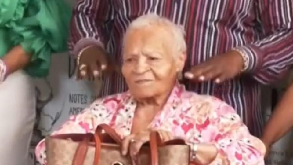 Viola Ford Fletcher, 109, the oldest living survivor of the 1921 Tulsa Race Massacre, has released her memoir, titled “Don’t Let Them Bury My Story.” (Photo: Screenshot/YouTube.com/News On 6/KOTV)
