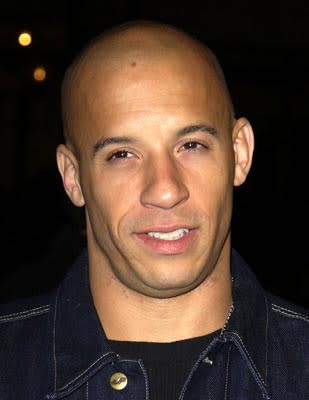 Vin Diesel at the LA premiere of New Line's A Man Apart