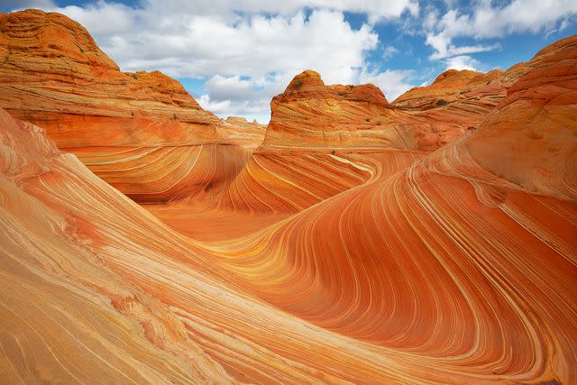 <p>Getty</p> The Red Wave outside of Kanab, UT.