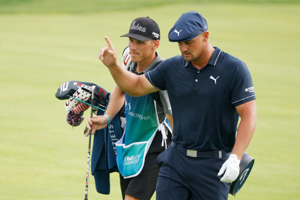 Bryson DeChambeau at the BMW Championship