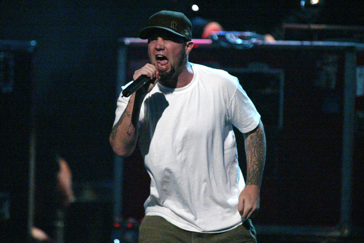 Fred Durst during MTV Icon - Metallica - Show at Universal Studios Stage 12 in Universal City, CA, United States. (Photo by Chris Polk/FilmMagic)