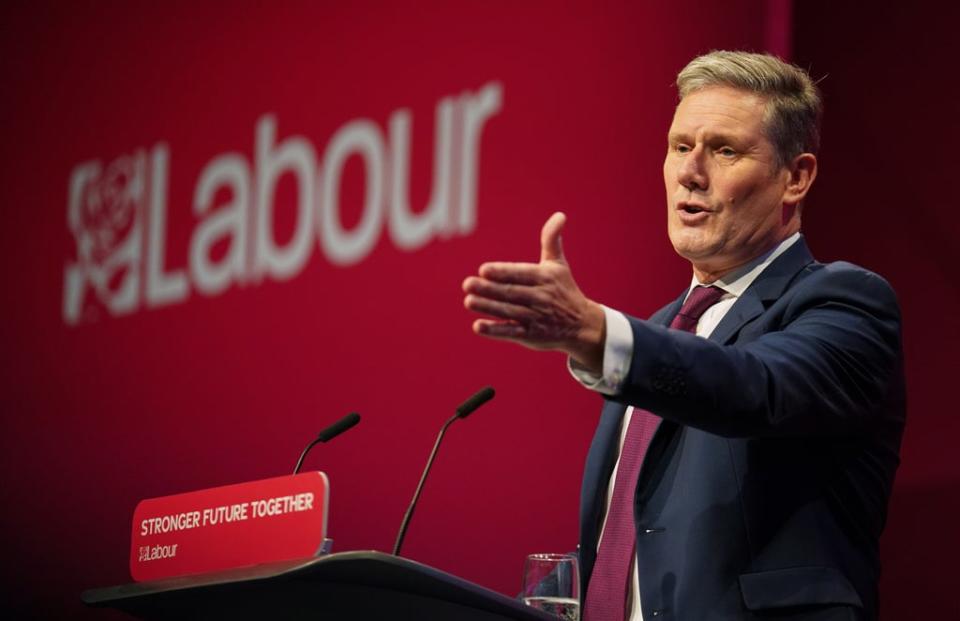Sir Keir Starmer accused the the Prime Minister of a ‘total lack of leadership’ (Andrew Matthews/PA) (PA Wire)