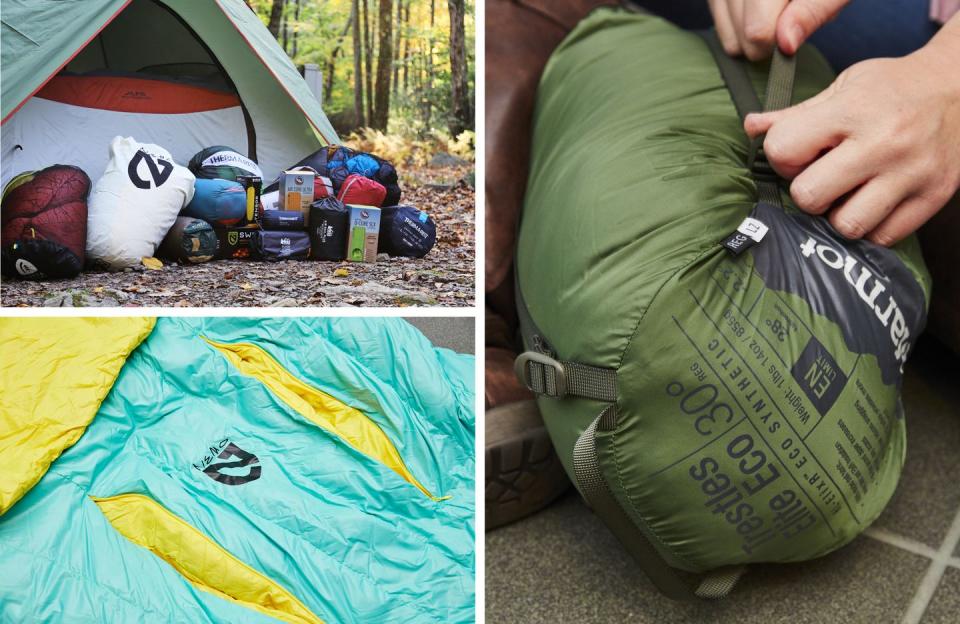 Tent, Sleeping bag, Camping, Play, Recreation, Bean bag chair, Style, 