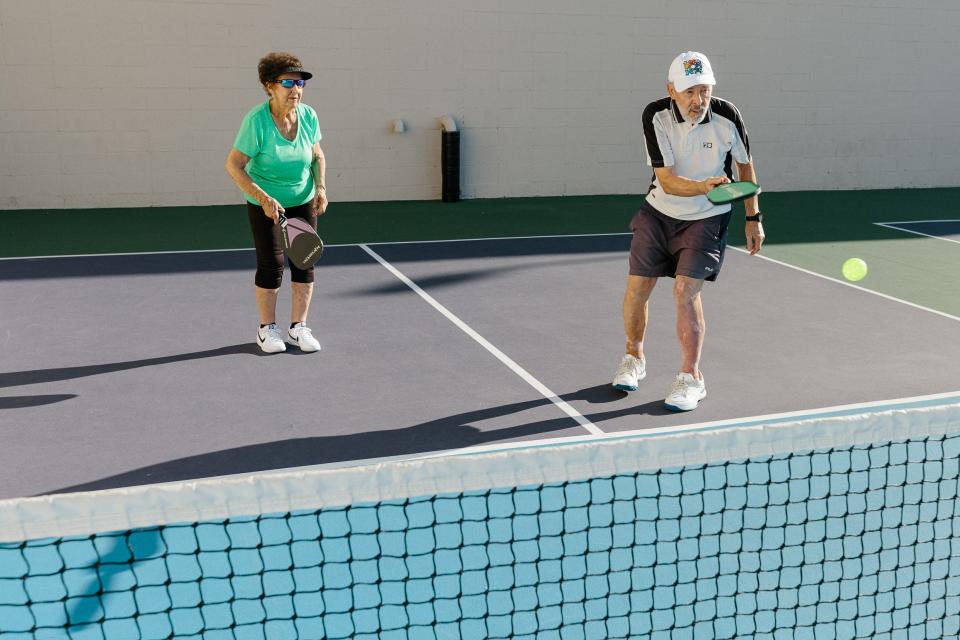 kootsey playing pickleball