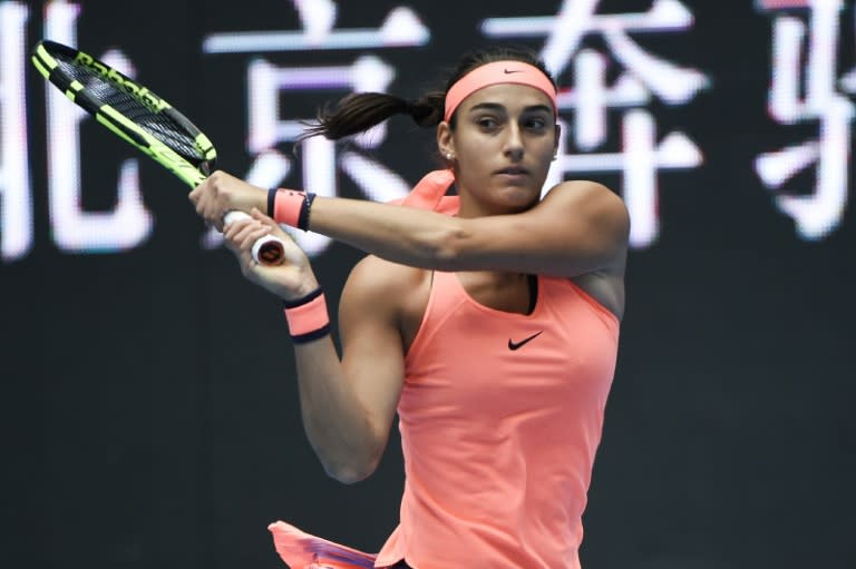 Caroline Garcia, with Kristine Mladenovic, will spearhead France's team in the Fed Cup final against Czech Republic