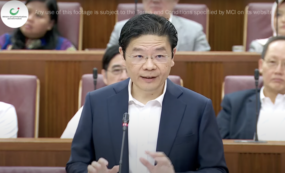 Singaporeans aged 21 and above will receive cash payouts of S$700 to S$2,250, which will be distributed over five years: Deputy Prime Minister Lawrence Wong