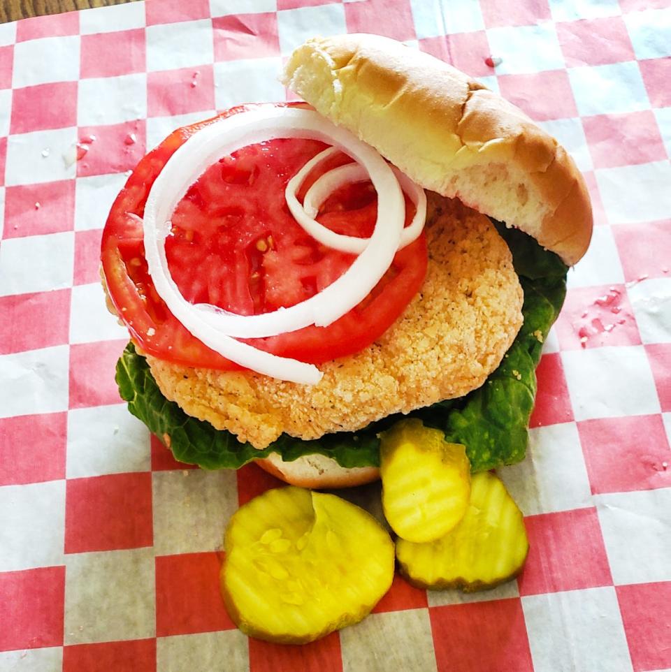 Crispy Chicken Sandwich from Wilson Concessions.