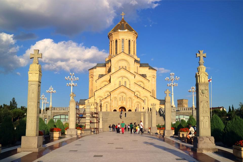 Holy Trinity Cathedral of Tbilisi in Tbilisi, Georgia