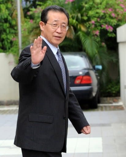 North Korean nuclear negotiator, Kim Kye-Gwan, pictured outside the North Korean ambassador's residence in Singapore, in 2008. The US said on Monday it would send a senior envoy next week to Beijing for talks with North Korea on its nuclear program, in the first substantive contact since leader Kim Jong-Il died