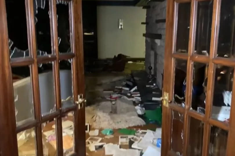 Video footage, posted on Youtube in September 2022 by the channnel Escapade, shows the former Dunblane home of Sir Reo Stakis in a state of disrepair -Credit:Escapade