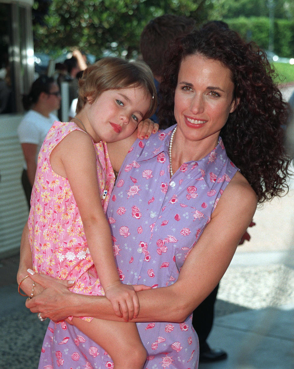 Her famous parent: Andie MacDowell 