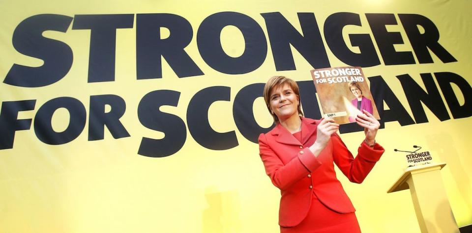 蘇格蘭民族黨（SNP）領導人史特金（Nicola Sturgeon）