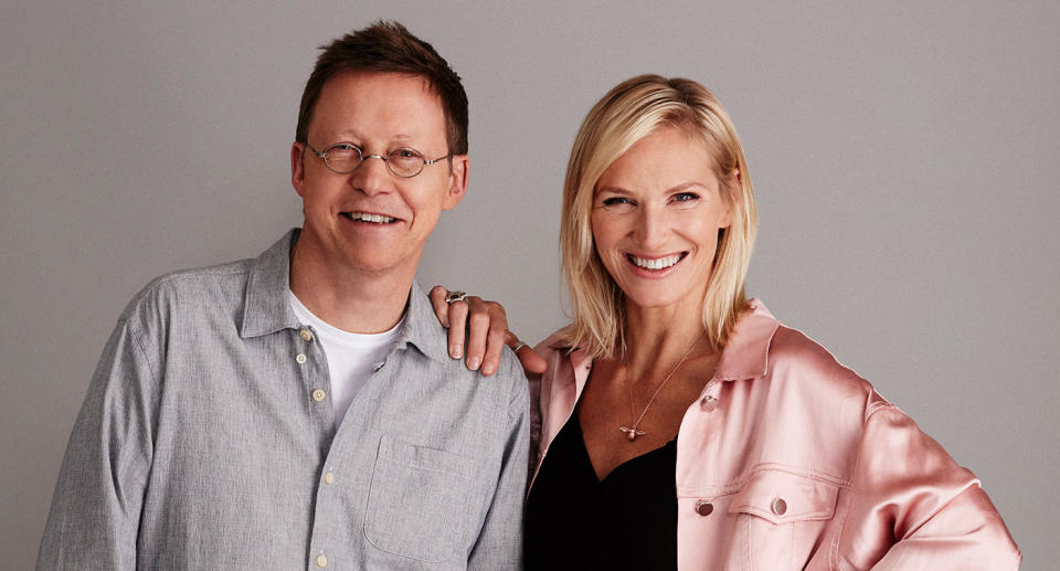 Simon Mayo, Jo Whiley (BBC/Leigh Keily)