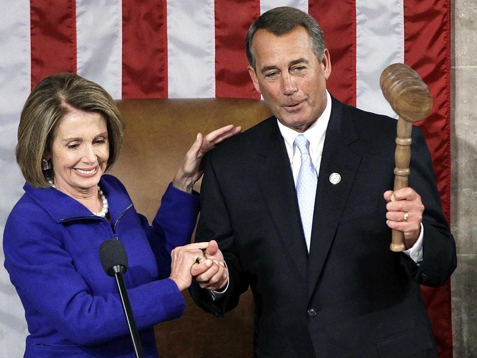 Nancy Pelosi  John Boehner 