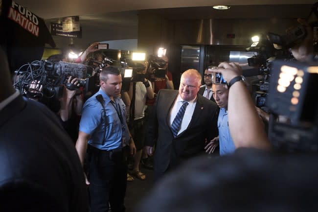 Toronto Mayor Rob Ford on June 30, 2014 (Canadian Press/Chris Young