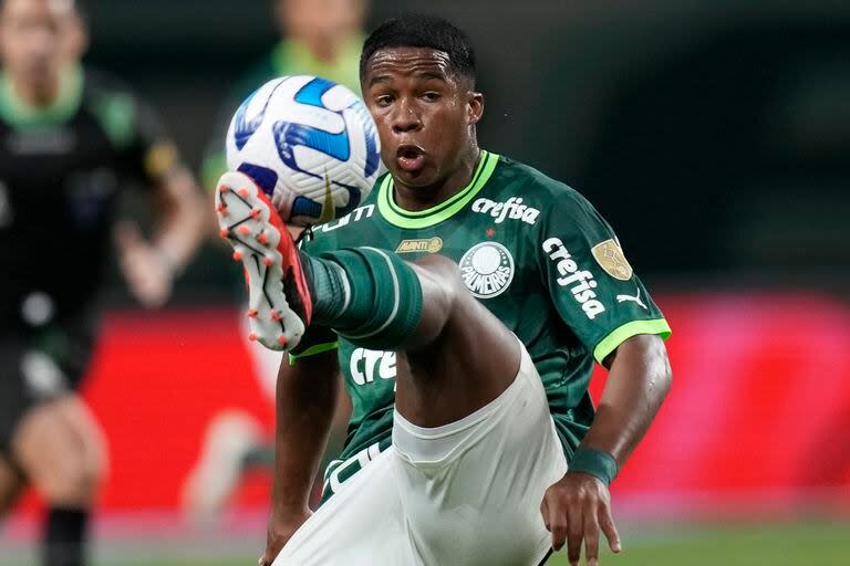 Endrick es la gran figura de Palmeiras, pero sería suplente ante San Lorenzo porque su equipo está disputando la final del Torneo Paulista