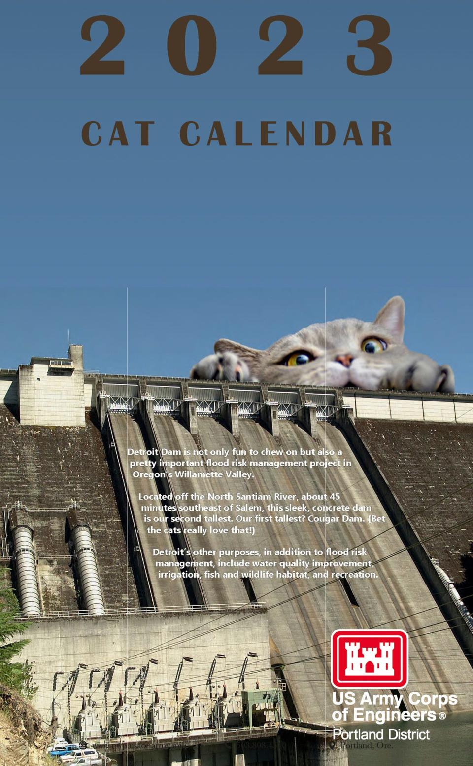 Us Army Corps Of Engineers Cat Calendar 2025