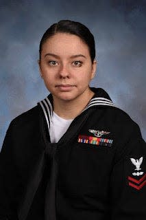 Petty Officer 2nd Class Rhiannon Sellinger, a native of Amarillo