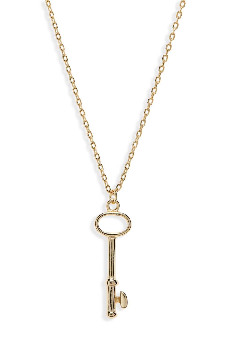 3) A Whimsical Key Necklace That'll Get All the Compliments