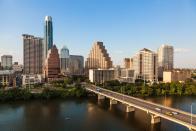 <p>Between close-to-downtown accommodations, easy sightseeing, and nightlife that welcomes single travelers, this city is the perfect destination for woman in need of a <a rel="nofollow noopener" href="https://www.redbookmag.com/life/a42901/best-family-vacations/" target="_blank" data-ylk="slk:spontaneous trip;elm:context_link;itc:0;sec:content-canvas" class="link ">spontaneous trip</a>.</p><p>Rent a kayak or stand-up paddle board on Lake Austin from the <a rel="nofollow noopener" href="http://www.texasrowingcenter.com/" target="_blank" data-ylk="slk:Texas Rowing Center;elm:context_link;itc:0;sec:content-canvas" class="link ">Texas Rowing Center</a>, take in the views at the top of <a rel="nofollow noopener" href="http://www.austintexas.gov/department/mount-bonnell" target="_blank" data-ylk="slk:Mount Bonnell Park;elm:context_link;itc:0;sec:content-canvas" class="link ">Mount Bonnell Park</a>, or enjoy a swim <a rel="nofollow noopener" href="http://www.austintexas.gov/department/barton-springs-pool" target="_blank" data-ylk="slk:Barton Springs Pool;elm:context_link;itc:0;sec:content-canvas" class="link ">Barton Springs Pool</a> (a three-acre pool fed from an underground spring that has a year-round temperature of about 68 degrees). When you're done exploring, treat yourself to the bohemia vibes of one of the poolside bungalows at the boutique hotel <a rel="nofollow noopener" href="https://www.tripadvisor.com/Hotel_Review-g30196-d1224950-Reviews-Hotel_Saint_Cecilia-Austin_Texas.html" target="_blank" data-ylk="slk:Hotel Saint Cecilia;elm:context_link;itc:0;sec:content-canvas" class="link ">Hotel Saint Cecilia</a>.</p><p><a rel="nofollow noopener" href="https://www.tripadvisor.com/Tourism-g30196-Austin_Texas-Vacations.html" target="_blank" data-ylk="slk:BOOK TRIP;elm:context_link;itc:0;sec:content-canvas" class="link ">BOOK TRIP</a></p>