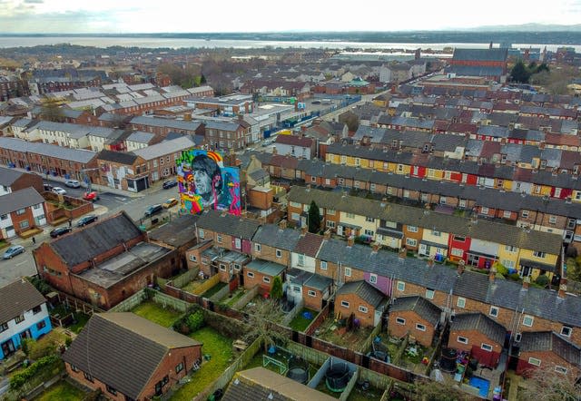 The Dingle area of Liverpool (Peter Byrne/PA)