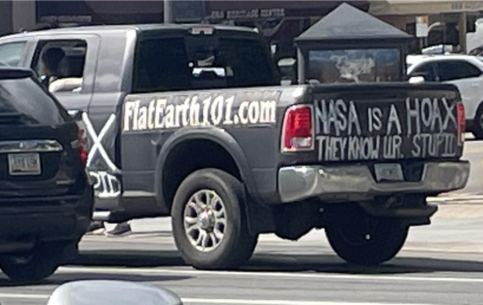 "NASA is a hoax"