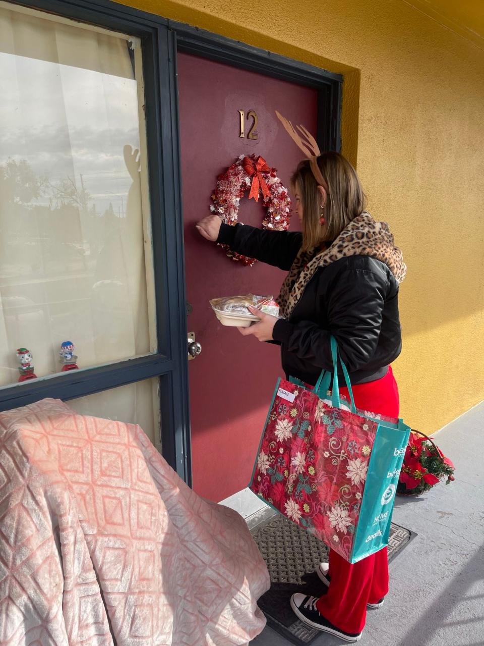 Meals on Wheels, Etc. distribute gift baskets and donations through the Adopt-A-Senior for the Holiday program.