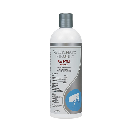 Veterinary Formula Flea & Tick Shampoo against white background