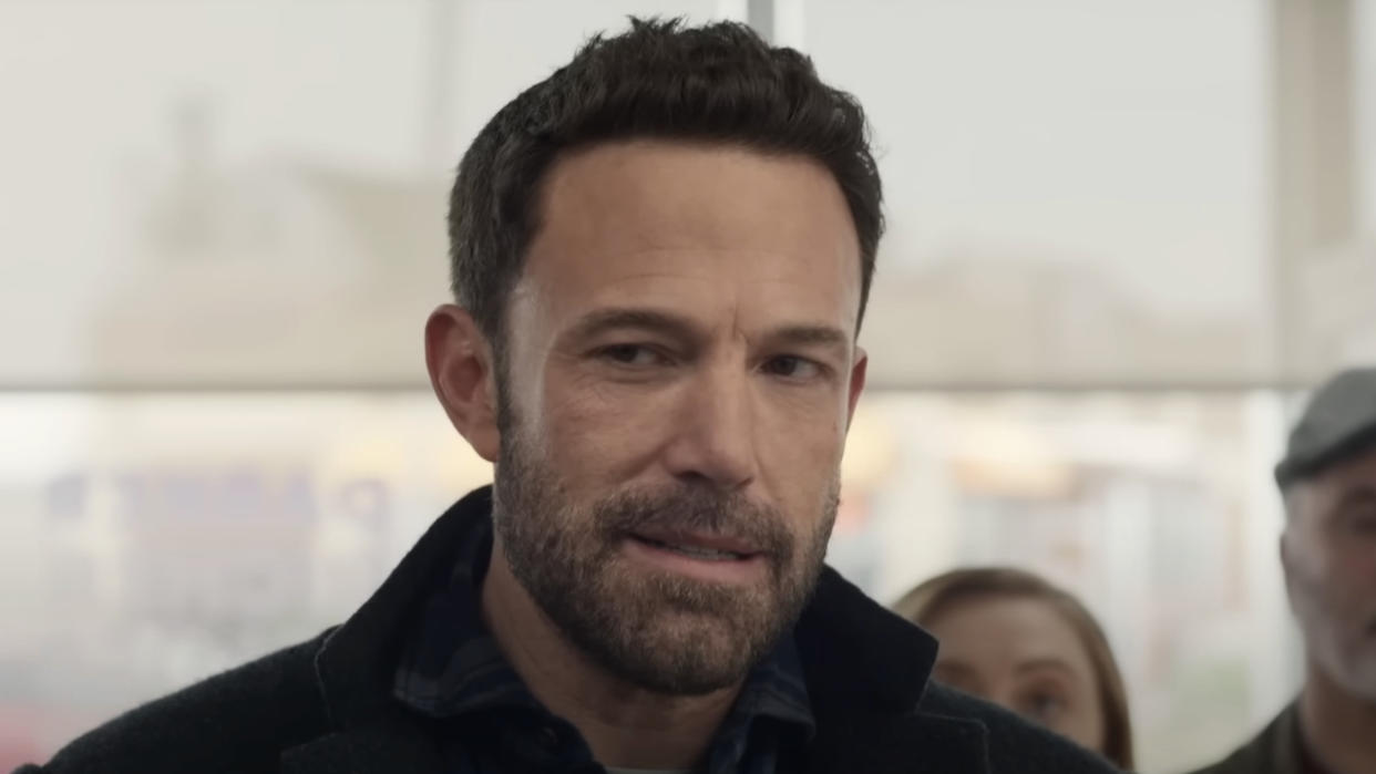  Ben Affleck in Dunkin Donuts commercial. 